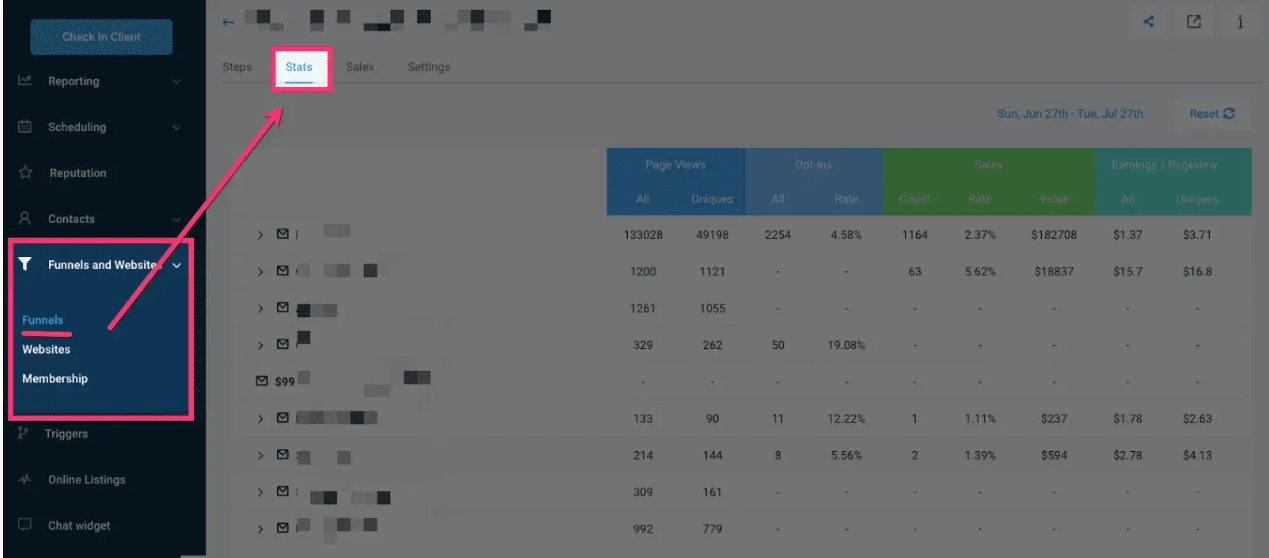 GHL SEO Lead Machine Result Screenshot